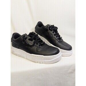 Nike Air Force 1 Low Black/White Women’s Size 8 — Classic Leather Sneaker EUC